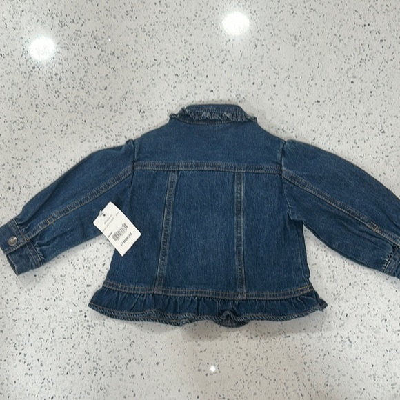 NWT Vintage Arizona Denim Ruffle Toddler Jacket - Picture 3 of 3
